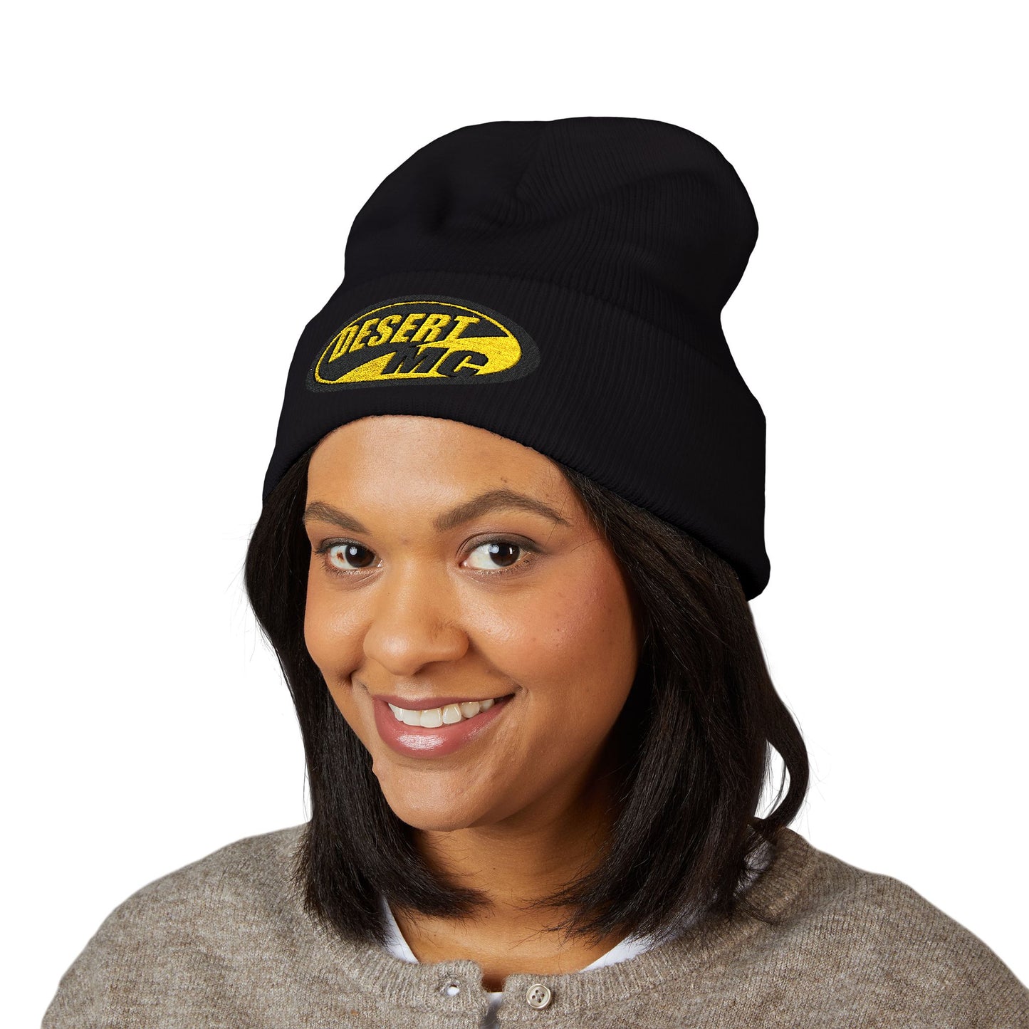 Desert Motorcycle Club Classic Cuffed Beanie (Embroidery)
