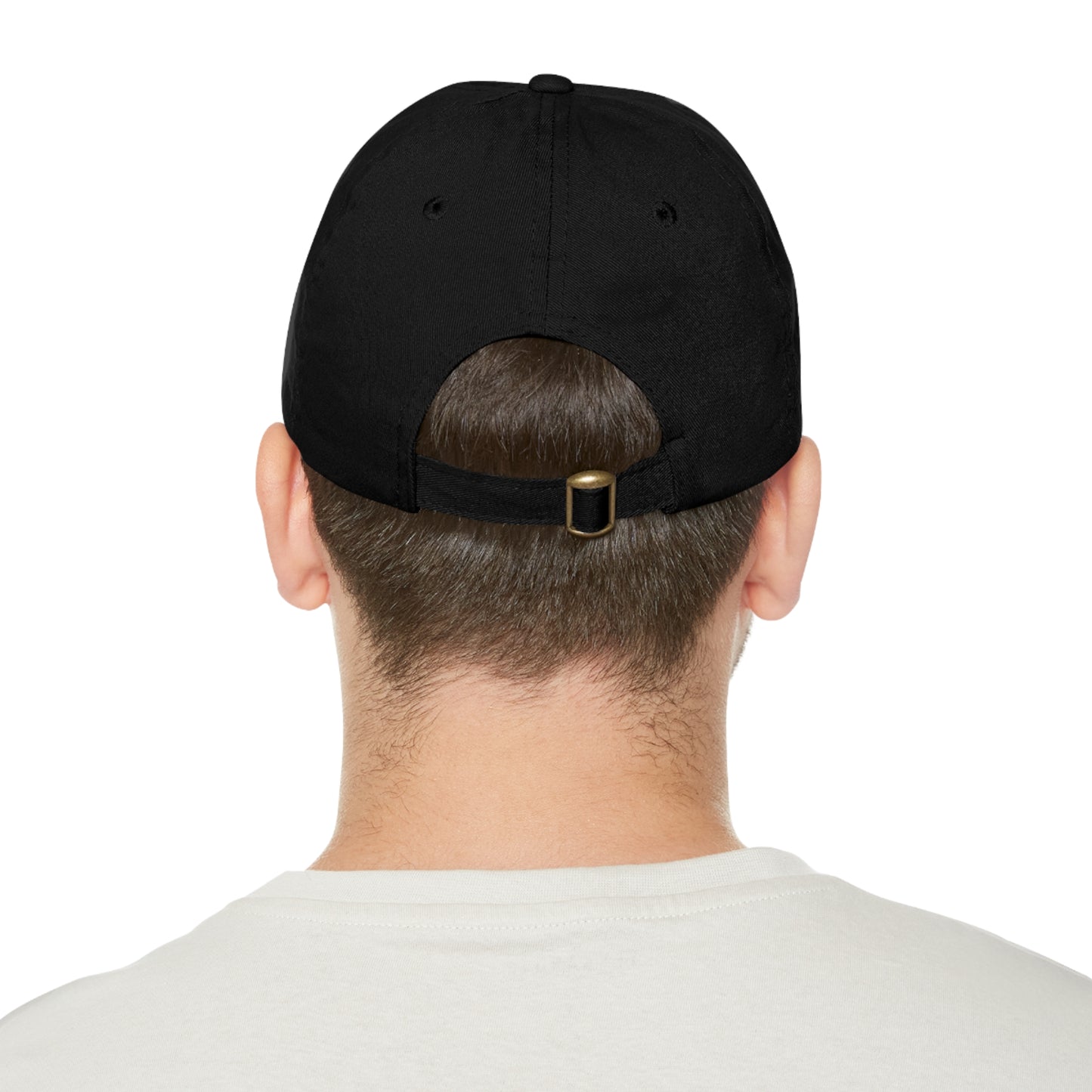 Stunt Driver Dad Hat with Leather Patch (Rectangle)