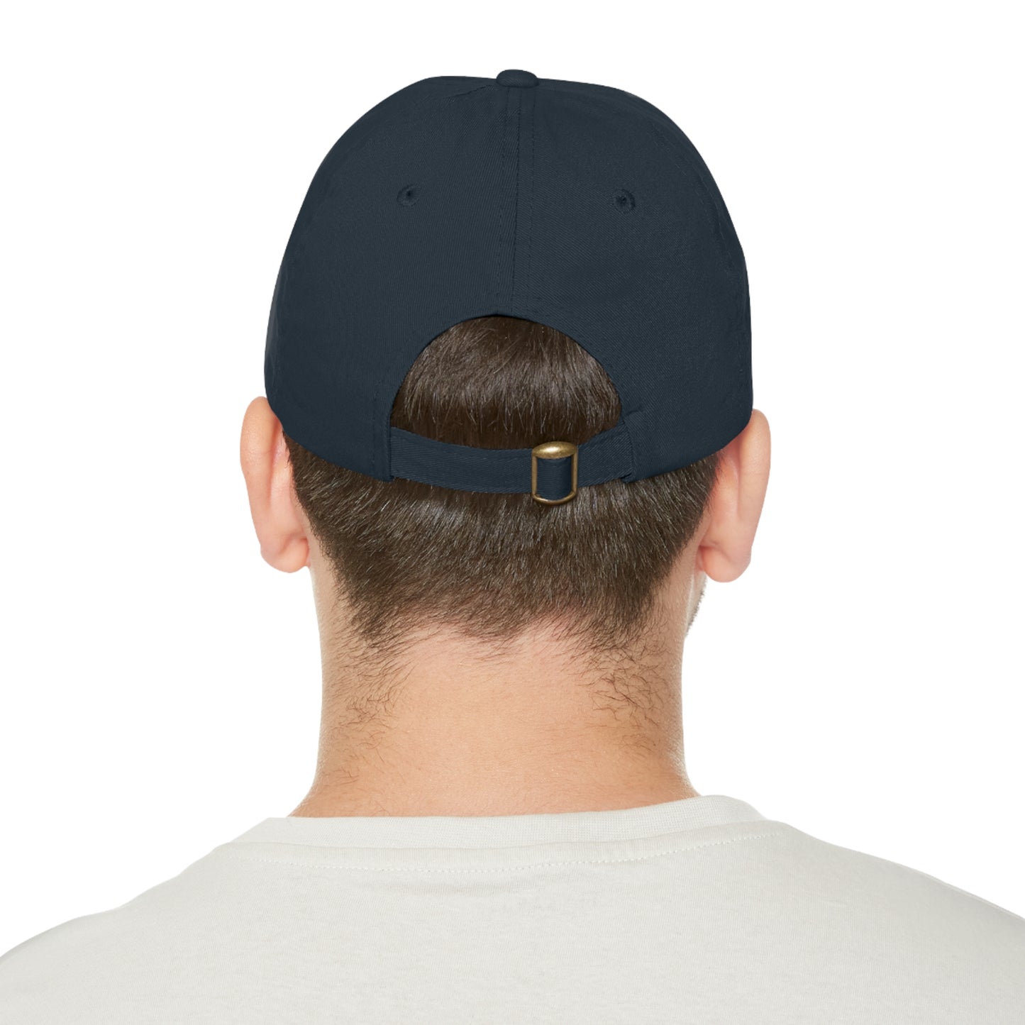 Stunt Driver Dad Hat with Leather Patch (Rectangle)