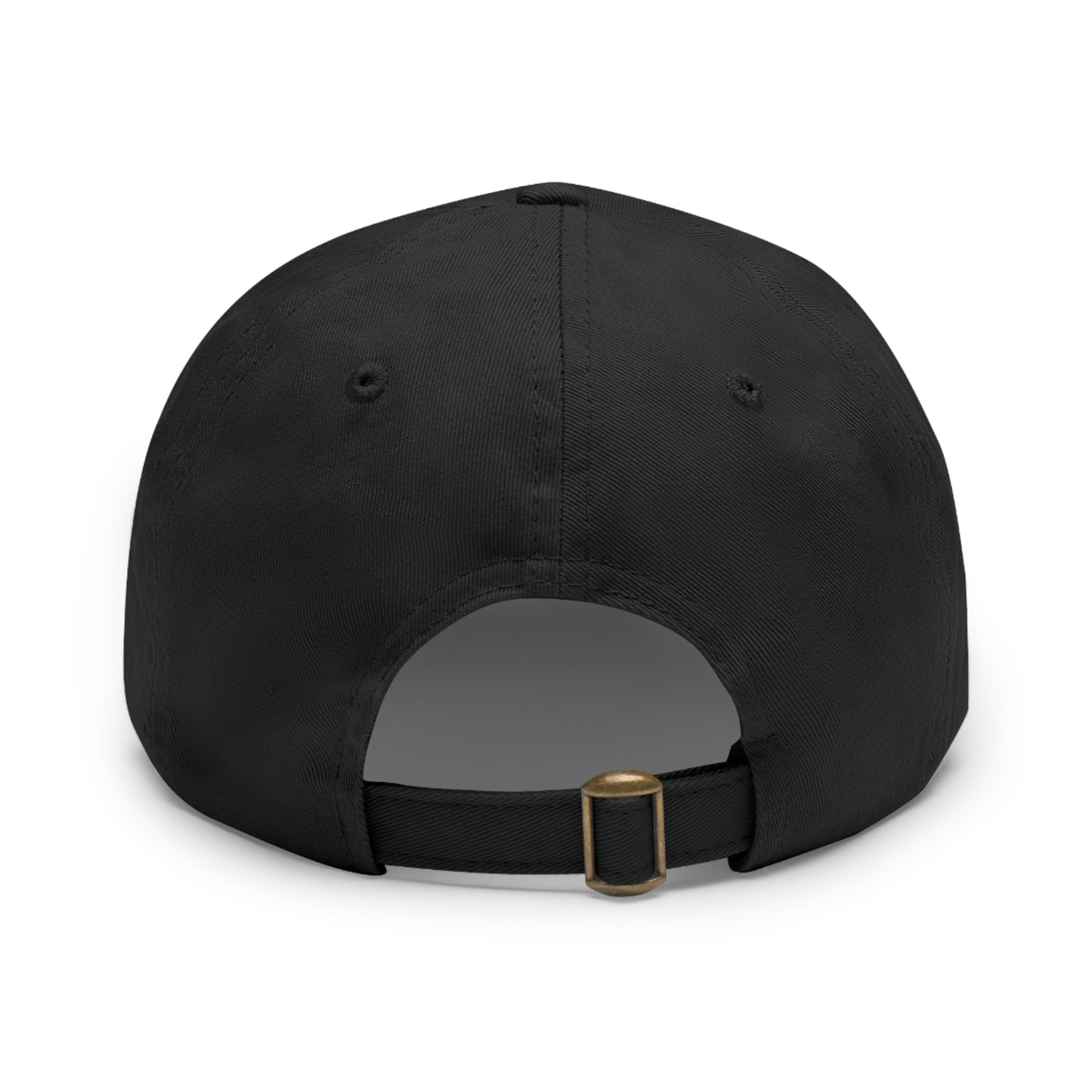 Project 395 Dad Hat with Leather Patch (Round)