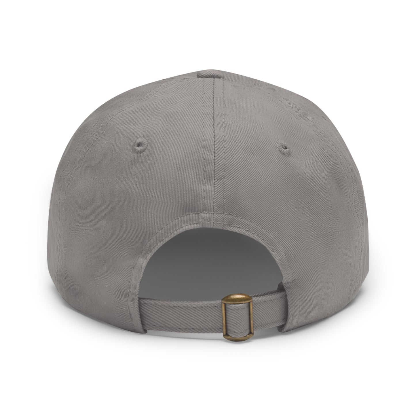 Project 395 Dad Hat with Leather Patch (Round)